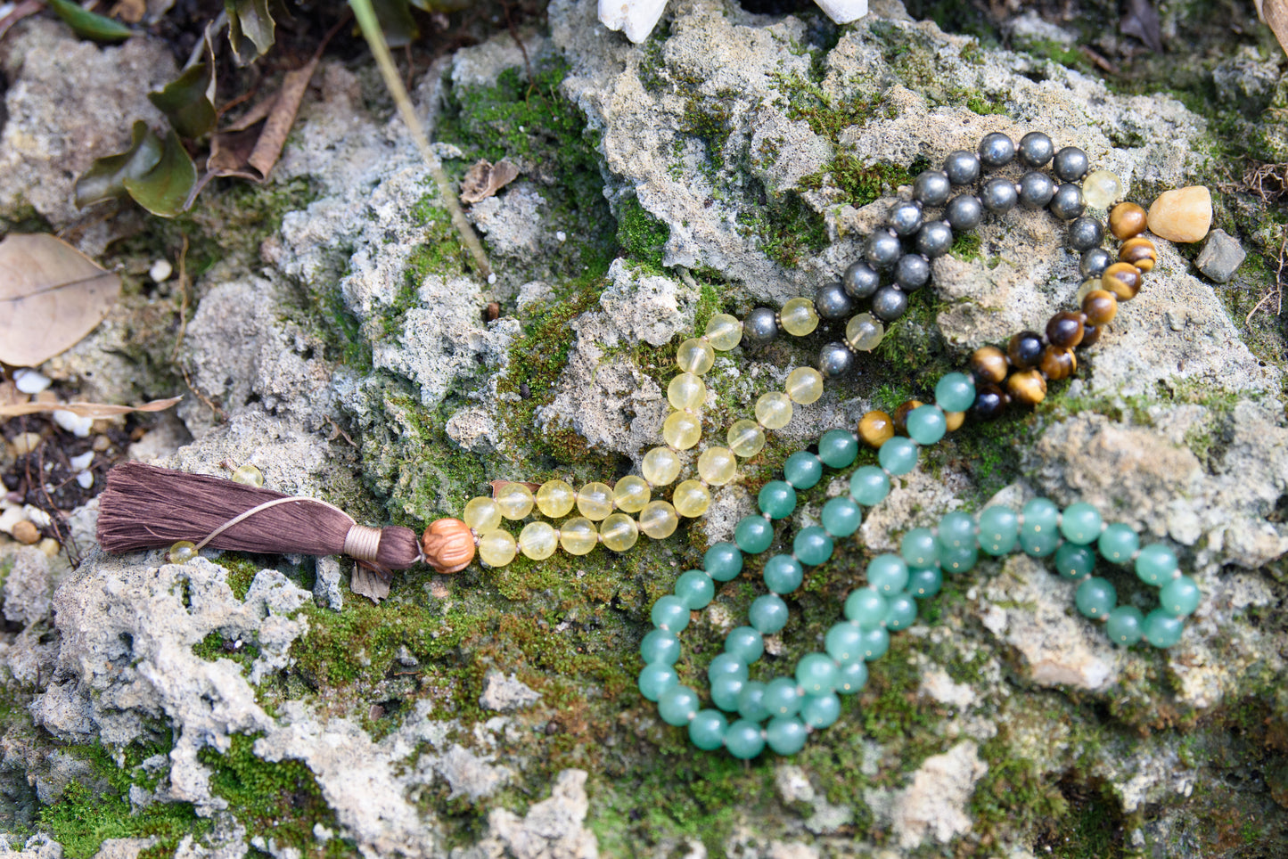 Green Aventurine Mala for Meditation and Manifestation
