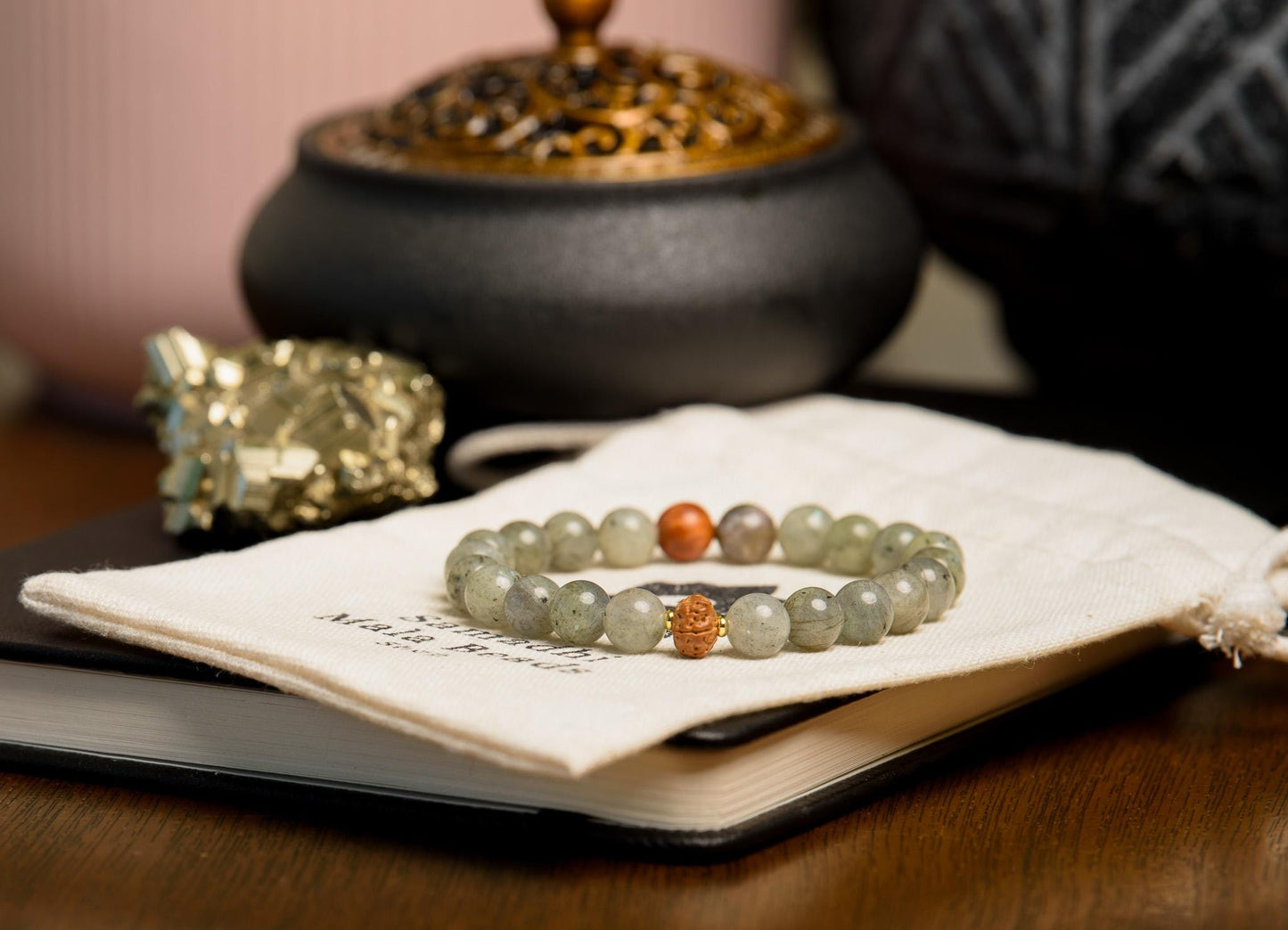 Labradorite Bracelet Set Mystical Protection, Awaken Intuition & Elevate Your Spirit, Rainbow Labradorite Bracelets for Men