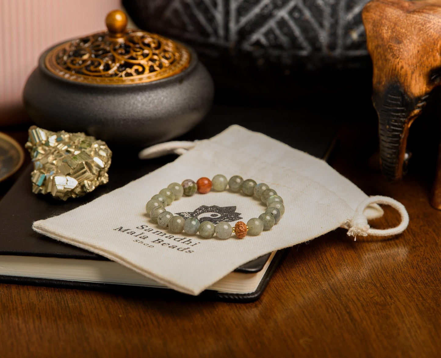 Labradorite Bracelet Set Mystical Protection, Awaken Intuition & Elevate Your Spirit, Rainbow Labradorite Bracelets for Men