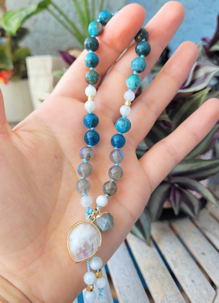 Pocket Mala, 27 Beads Mala, Travel Mala, Yoga Mala Beads