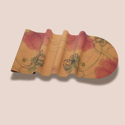 Eco Cork Yoga Mat: Non-Slip, Sustainable Pilates & Hot Yoga