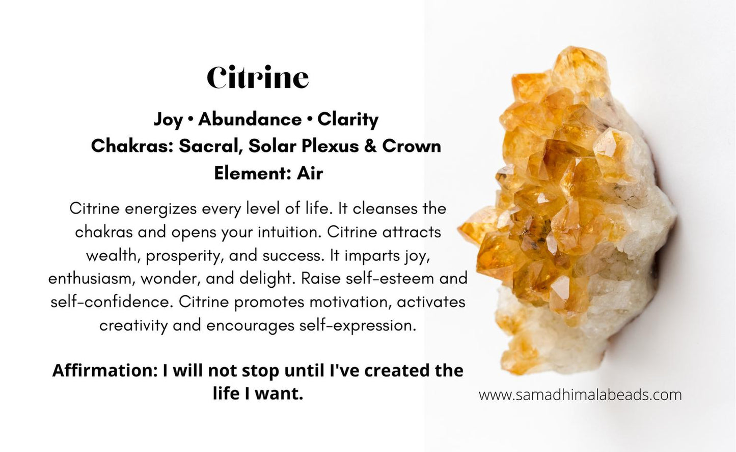 Citrine, Pyrite, Green Aventurine & Tigers Eye Mala  108 Reiki-Infused Beads | Hand-Knotted Healing Gemstone Meditation Necklace