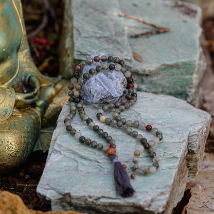 Bloodstone Grounding Mala